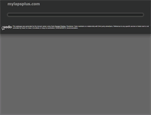 Tablet Screenshot of mylapsplus.com